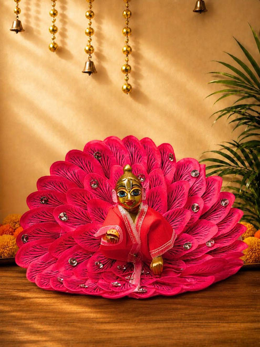 pankhari pi Laddu Gopal Dresses Online in India Winter Dress for Poshak Thakurji Kanha Ji Accessories Dhoti Kurta Set Pajama Aasan Janmashtami Special Summer Shringar Fancy Jacket Premium Festival Bistar Combo om poshak kanha thakurji bal lala lalla ladoo