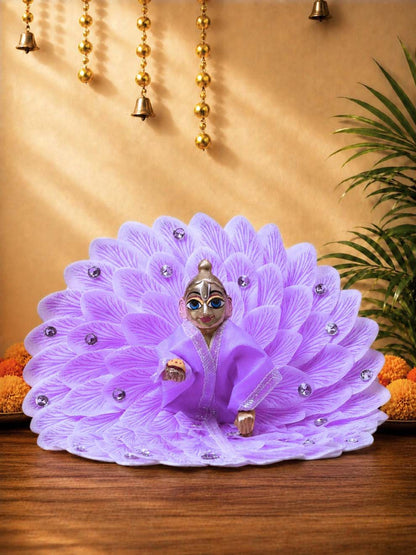 pankhari pu Laddu Gopal Dresses Online in India Winter Dress for Poshak Thakurji Kanha Ji Accessories Dhoti Kurta Set Pajama Aasan Janmashtami Special Summer Shringar Fancy Jacket Premium Festival Bistar Combo om poshak kanha thakurji bal lala lalla ladoo