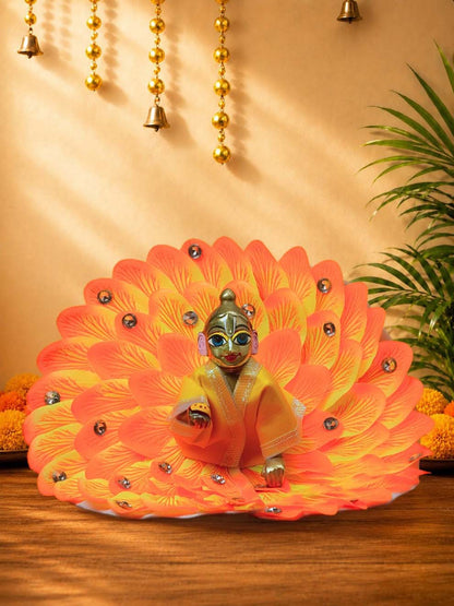 pankhari yo Laddu Gopal Dresses Online in India Winter Dress for Poshak Thakurji Kanha Ji Accessories Dhoti Kurta Set Pajama Aasan Janmashtami Special Summer Shringar Fancy Jacket Premium Festival Bistar Combo om poshak kanha thakurji bal lala lalla ladoo