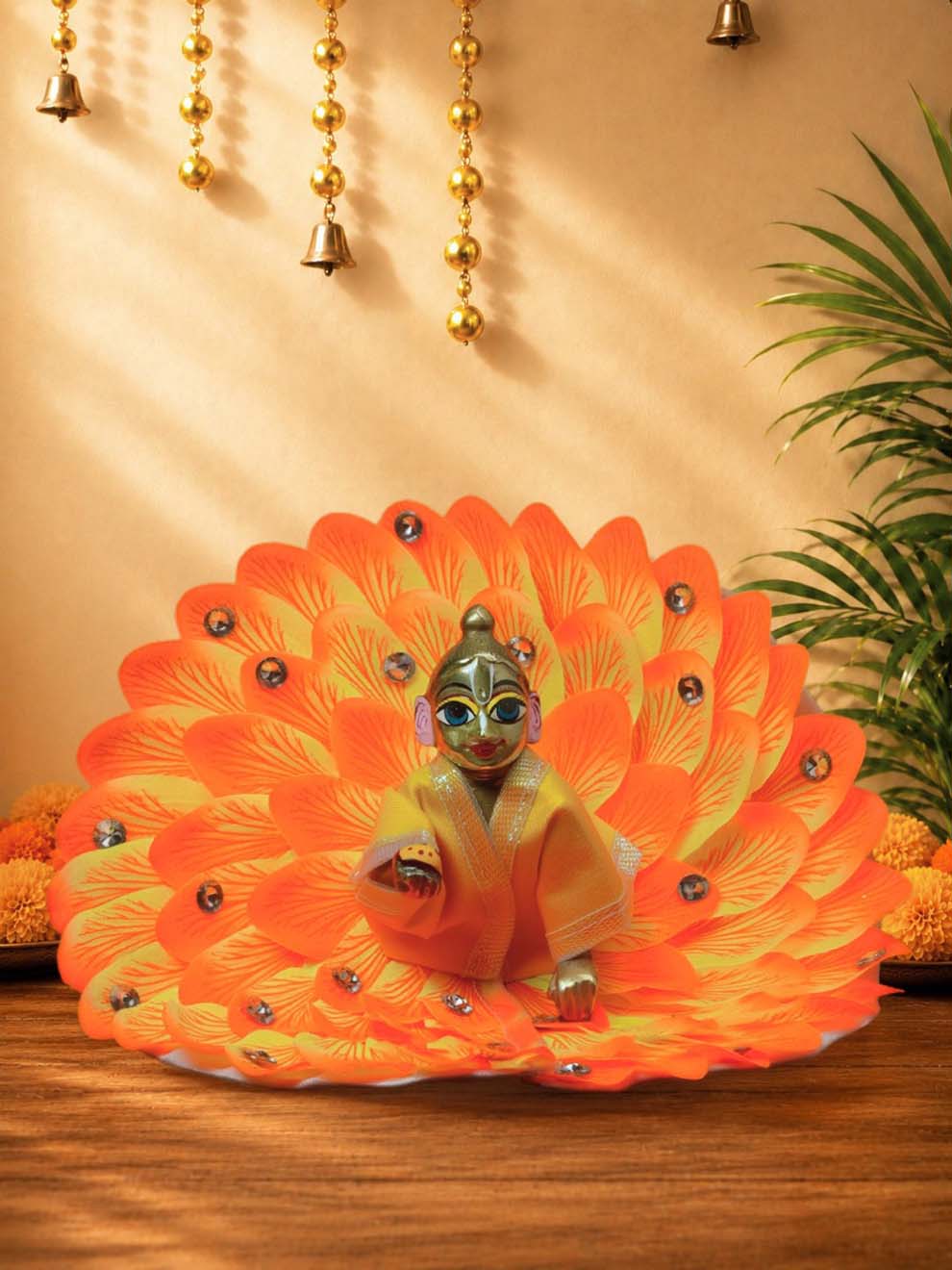 pankhari yo Laddu Gopal Dresses Online in India Winter Dress for Poshak Thakurji Kanha Ji Accessories Dhoti Kurta Set Pajama Aasan Janmashtami Special Summer Shringar Fancy Jacket Premium Festival Bistar Combo om poshak kanha thakurji bal lala lalla ladoo