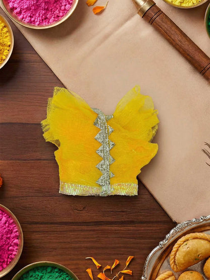 Rang Panchamrit Bhavya Yellow Holi Poshak for Laddu Gopal Ji
