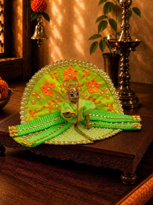 patrika fancy g Laddu Gopal Dresses Online in India Winter Dress for Poshak Thakurji Kanha Ji Accessories Dhoti Kurta Set Pajama Aasan Janmashtami Special Summer Shringar Fancy Jacket Premium Festival Bistar Combo om poshak kanha thakurji bal lala lalla ladoo
