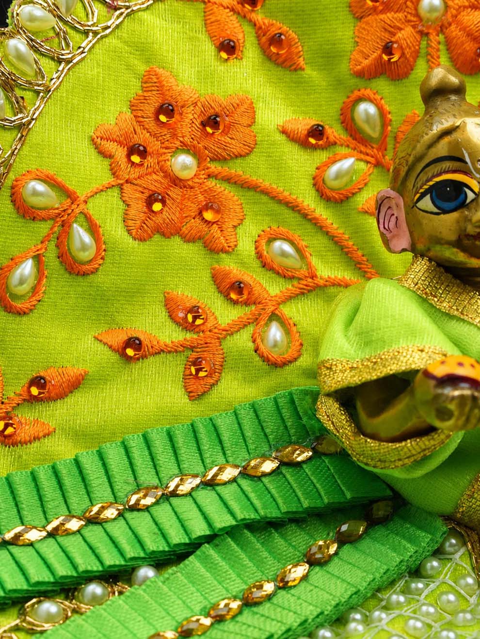 patrika fancy g Laddu Gopal Dresses Online in India Winter Dress for Poshak Thakurji Kanha Ji Accessories Dhoti Kurta Set Pajama Aasan Janmashtami Special Summer Shringar Fancy Jacket Premium Festival Bistar Combo om poshak kanha thakurji bal lala lalla ladoo