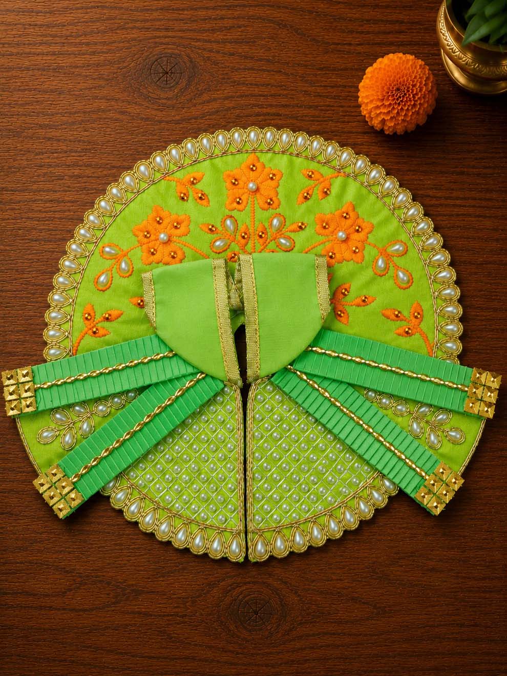 patrika fancy g Laddu Gopal Dresses Online in India Winter Dress for Poshak Thakurji Kanha Ji Accessories Dhoti Kurta Set Pajama Aasan Janmashtami Special Summer Shringar Fancy Jacket Premium Festival Bistar Combo om poshak kanha thakurji bal lala lalla ladoo