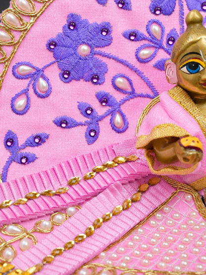patrika fancy lp Laddu Gopal Dresses Online in India Winter Dress for Poshak Thakurji Kanha Ji Accessories Dhoti Kurta Set Pajama Aasan Janmashtami Special Summer Shringar Fancy Jacket Premium Festival Bistar Combo om poshak kanha thakurji bal lala lalla ladoo