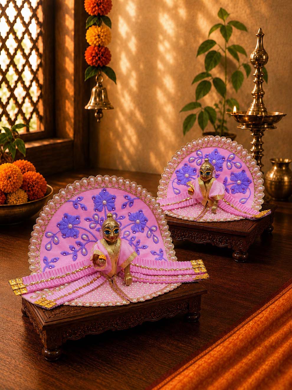 patrika fancy lp Laddu Gopal Dresses Online in India Winter Dress for Poshak Thakurji Kanha Ji Accessories Dhoti Kurta Set Pajama Aasan Janmashtami Special Summer Shringar Fancy Jacket Premium Festival Bistar Combo om poshak kanha thakurji bal lala lalla ladoo