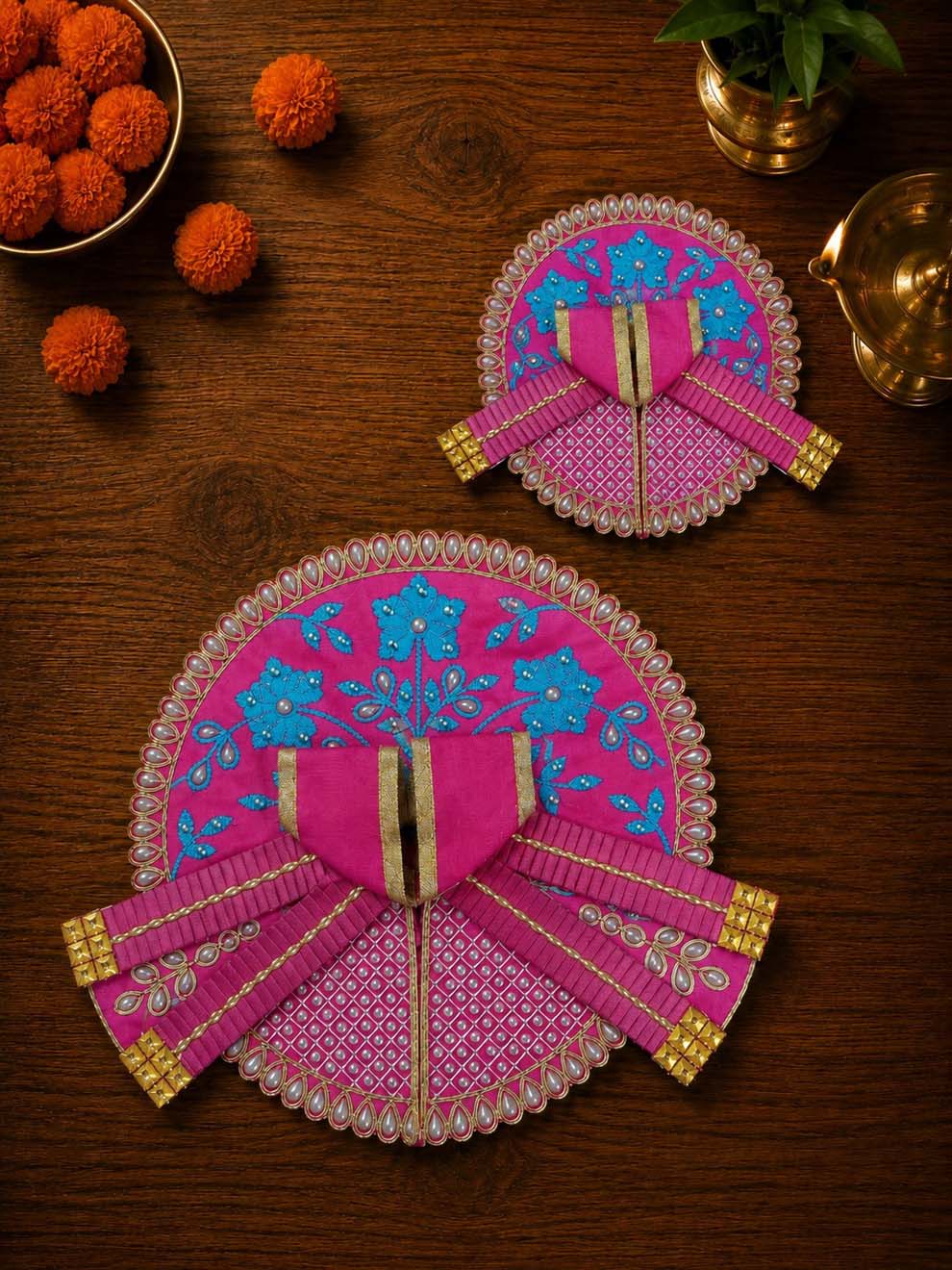 patrika fancy pu Laddu Gopal Dresses Online in India Winter Dress for Poshak Thakurji Kanha Ji Accessories Dhoti Kurta Set Pajama Aasan Janmashtami Special Summer Shringar Fancy Jacket Premium Festival Bistar Combo om poshak kanha thakurji bal lala lalla ladoo