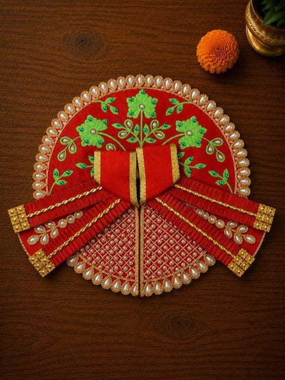 patrika fancy re Laddu Gopal Dresses Online in India Winter Dress for Poshak Thakurji Kanha Ji Accessories Dhoti Kurta Set Pajama Aasan Janmashtami Special Summer Shringar Fancy Jacket Premium Festival Bistar Combo om poshak kanha thakurji bal lala lalla ladoo