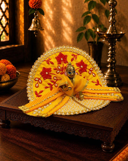patrika fancy ye Laddu Gopal Dresses Online in India Winter Dress for Poshak Thakurji Kanha Ji Accessories Dhoti Kurta Set Pajama Aasan Janmashtami Special Summer Shringar Fancy Jacket Premium Festival Bistar Combo om poshak kanha thakurji bal lala lalla ladoo