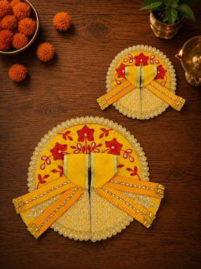 patrika fancy ye Laddu Gopal Dresses Online in India Winter Dress for Poshak Thakurji Kanha Ji Accessories Dhoti Kurta Set Pajama Aasan Janmashtami Special Summer Shringar Fancy Jacket Premium Festival Bistar Combo om poshak kanha thakurji bal lala lalla ladoo