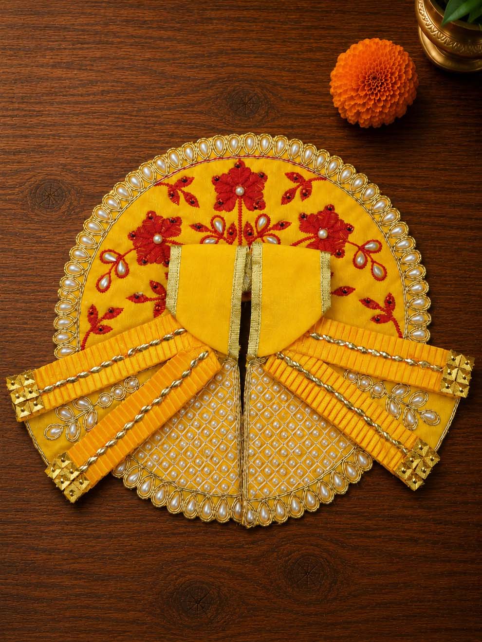 patrika fancy ye Laddu Gopal Dresses Online in India Winter Dress for Poshak Thakurji Kanha Ji Accessories Dhoti Kurta Set Pajama Aasan Janmashtami Special Summer Shringar Fancy Jacket Premium Festival Bistar Combo om poshak kanha thakurji bal lala lalla ladoo
