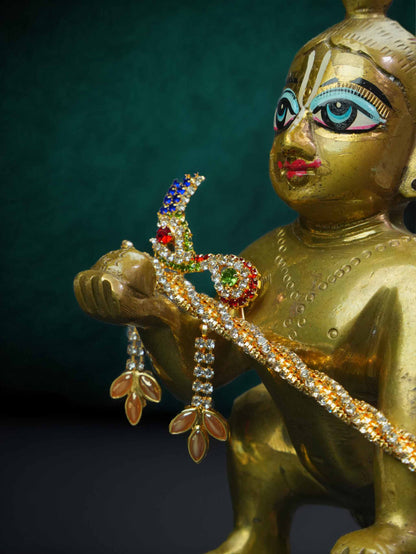 peacock metal basuri dress ladoo dresses laddu gopal dress thakurji kanha ji bal om poshak mathura online best