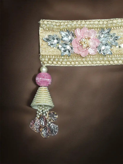 pearl toran Bandanwal Bandhanwar Toranwar diwali dress ladoo dresses laddu gopal dress thakurji kanha ji bal om poshak mathura online best mandir decoration home 40 inch 