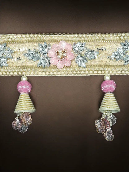 pearl toran Bandanwal Bandhanwar Toranwar diwali dress ladoo dresses laddu gopal dress thakurji kanha ji bal om poshak mathura online best mandir decoration home 40 inch 