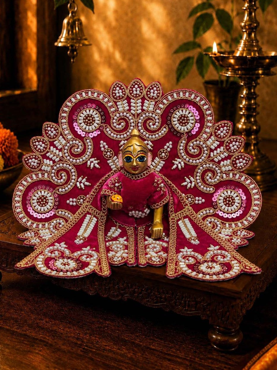 best Mathura wholesale manufacturer Laddu Gopal Dresses Online in India Winter Dress for Poshak Thakurji Kanha Ji Accessories Dhoti Kurta Set Pajama Aasan Janmashtami Special Summer Shringar Fancy Jacket Premium Festival Bistar Combo om poshak kanha thakurji bal lala lalla ladoo
