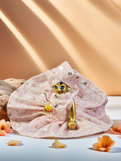 pink chandani poshak dress laddu gopal thakurji kanha ji bal om poshak mathura online best