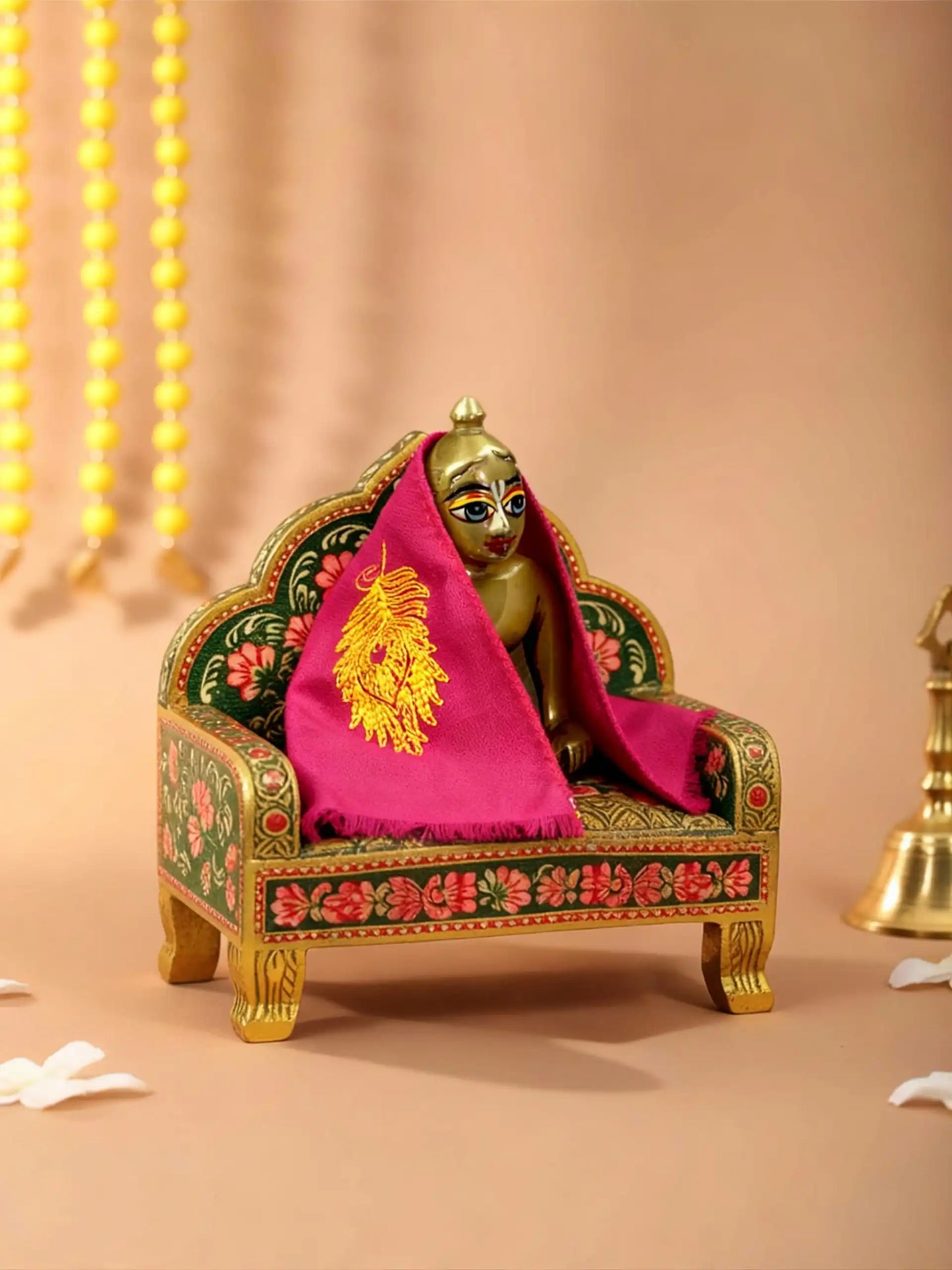 pink shawl suit winter dress ladoo dresses laddu gopal dress thakurji kanha ji bal om poshak mathura online best