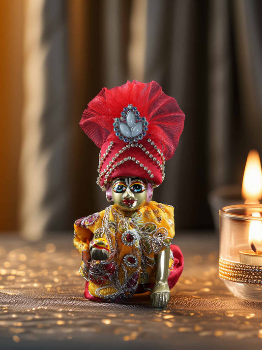 pitambar dresses laddu gopal dress thakurji kanha ji bal om poshak mathura online best diwali pooja