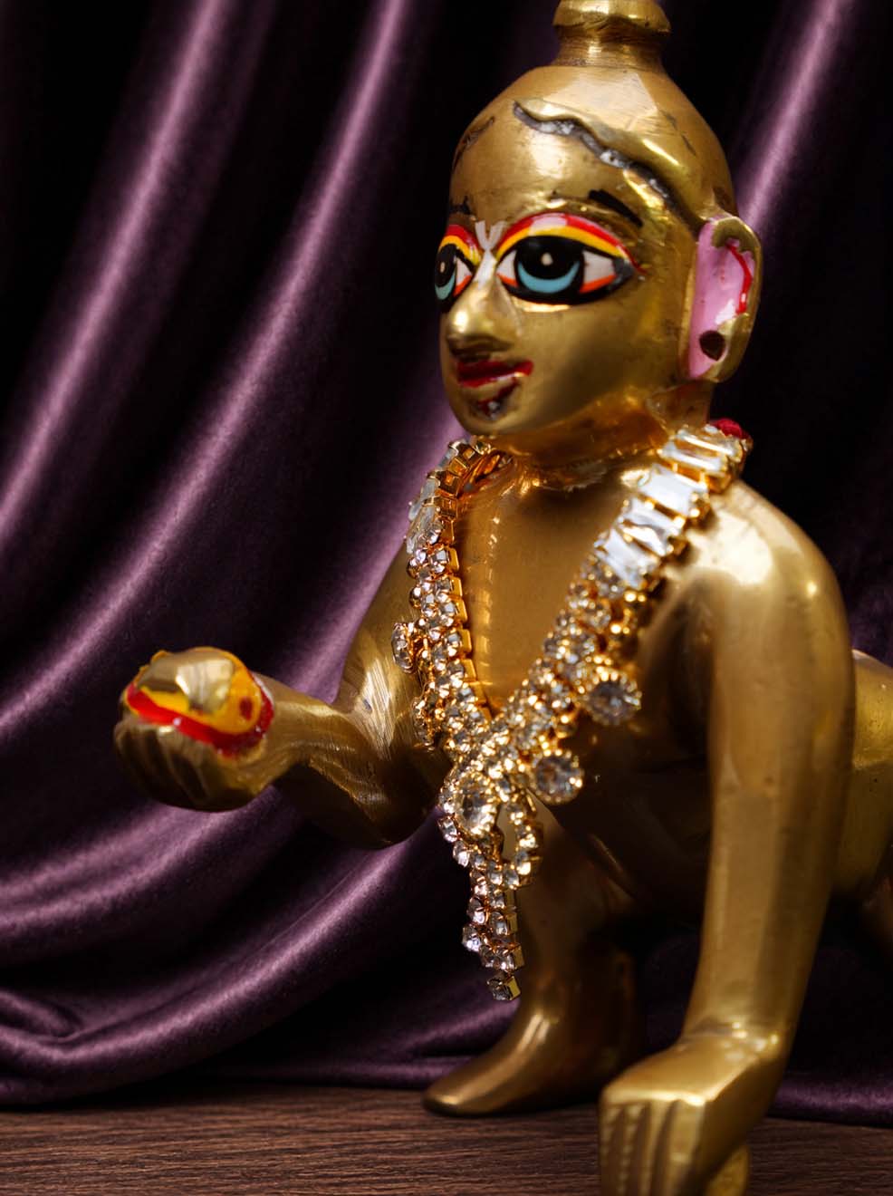 prem mala W Laddu Gopal Dresses Online in India Winter Dress for Poshak Thakurji Kanha Ji Accessories Dhoti Kurta Set Pajama Aasan Janmashtami Special Summer Shringar Fancy Jacket Premium Festival Bistar Combo om poshak kanha thakurji bal lala lalla ladoo