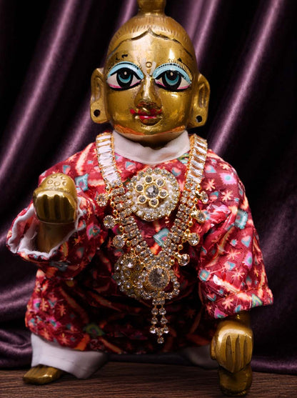 prem mala W Laddu Gopal Dresses Online in India Winter Dress for Poshak Thakurji Kanha Ji Accessories Dhoti Kurta Set Pajama Aasan Janmashtami Special Summer Shringar Fancy Jacket Premium Festival Bistar Combo om poshak kanha thakurji bal lala lalla ladoo