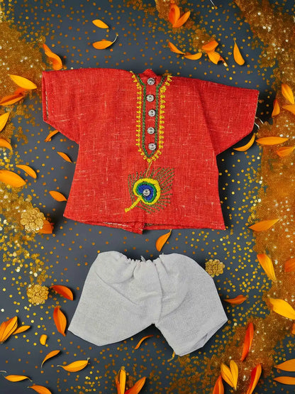 pushp combo poshak dress laddu gopal thakurji kanha ji bal om poshak mathura online 