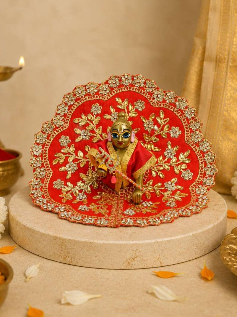 radhe metal g Laddu Gopal Dresses Online in India Winter Dress for Poshak Thakurji Kanha Ji Accessories Dhoti Kurta Set Pajama Aasan Janmashtami Special Summer Shringar Fancy Jacket Premium Festival Bistar Combo om poshak kanha thakurji bal lala lalla ladoo