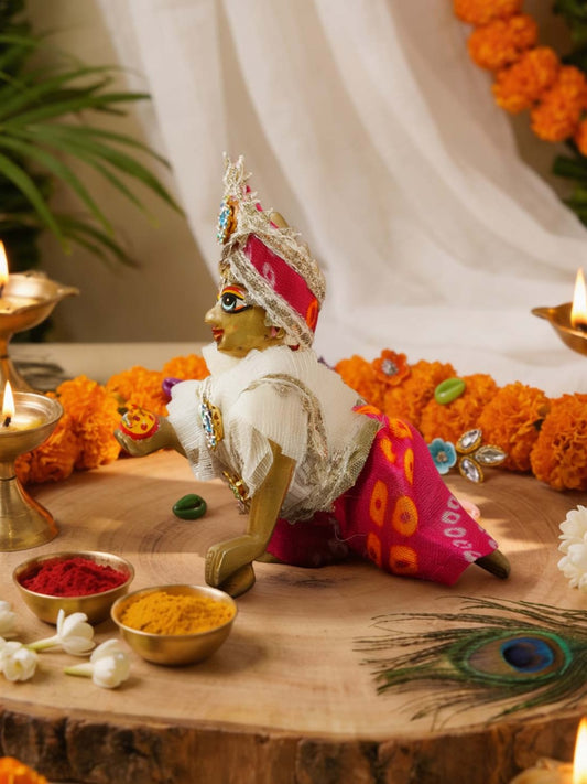 radiance braj holi dhoti kurta Diwali Janmashtami dress ladoo dresses laddu gopal dress thakurji kanha ji bal om poshak mathura online best mandir wholesaler manufacturer