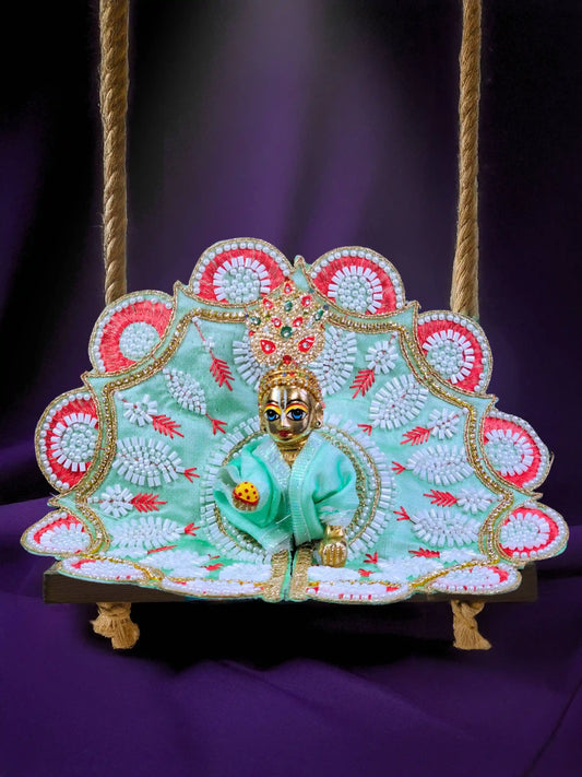 rajvanshi aura aqua laddu bal gopal kanha thakur ji dress poshak 