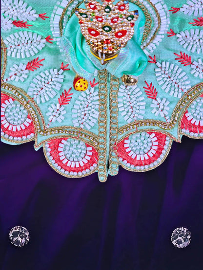 rajvanshi aura aqua laddu bal gopal kanha thakur ji dress poshak 