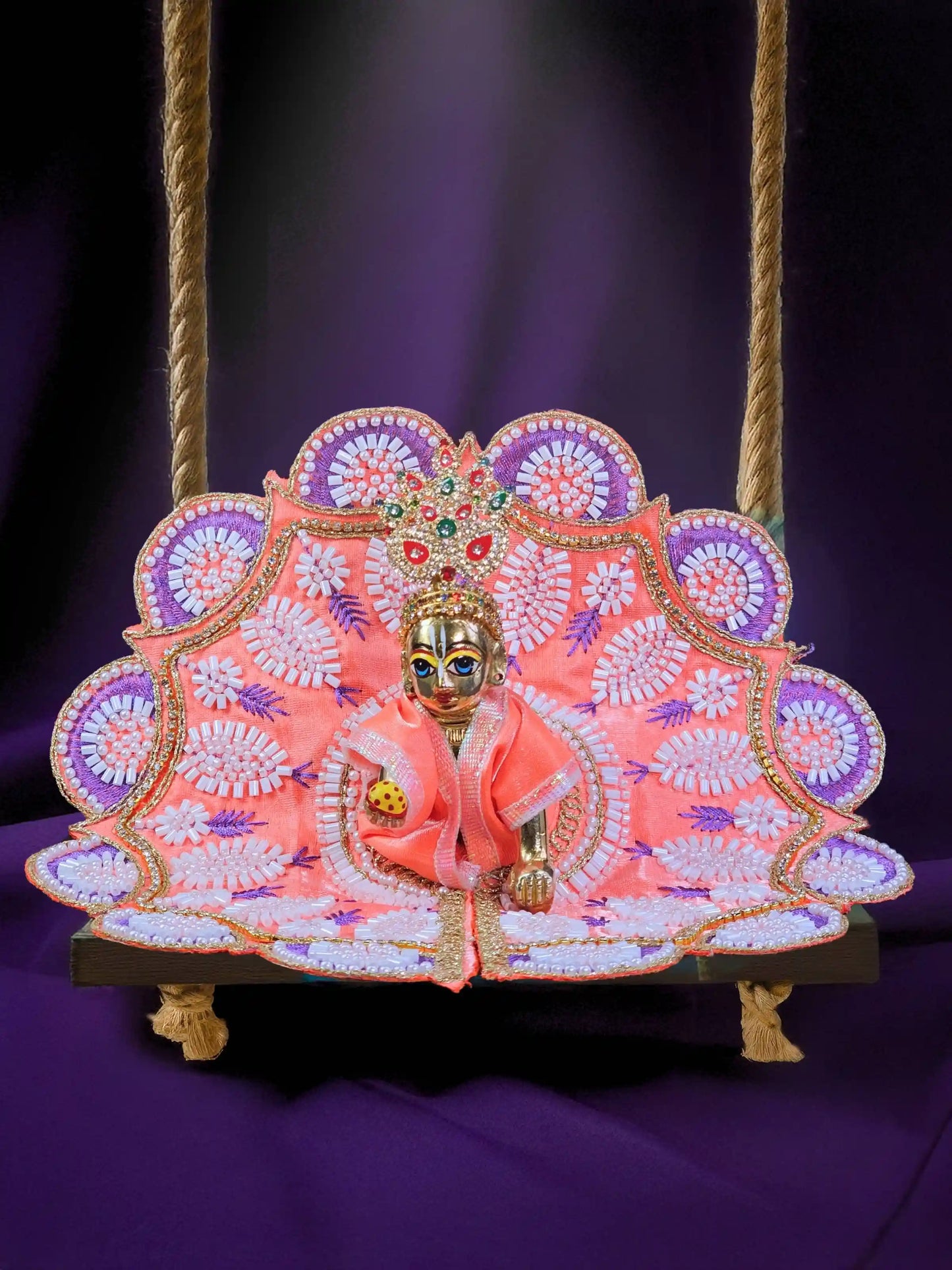 rajvanshi aura kesar laddu bal gopal kanh thakur ji dress poshak 