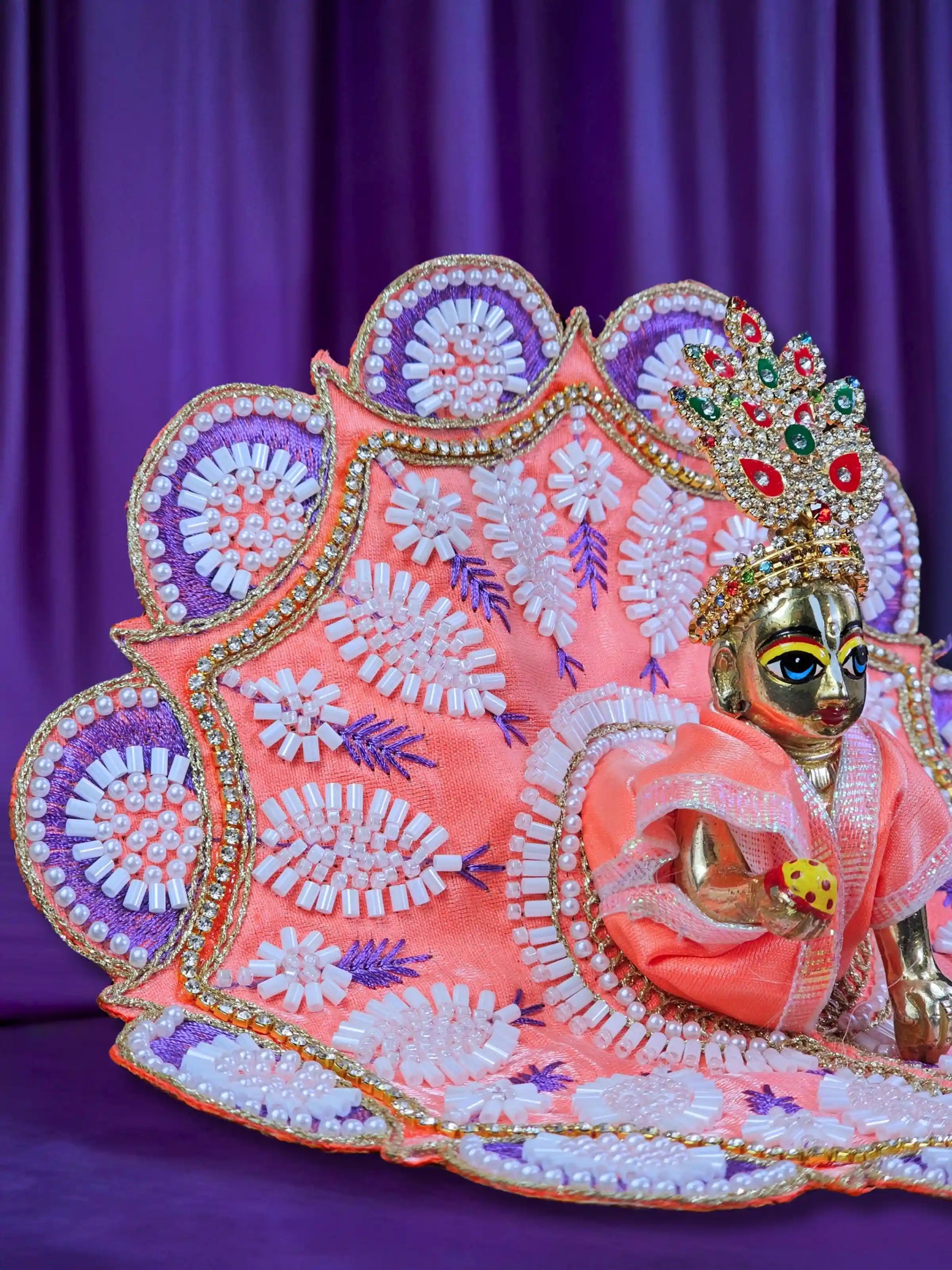 rajvanshi aura kesar laddu bal gopal kanh thakur ji dress poshak