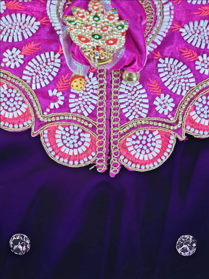 rajvanshi aura lavender laddu bal gopal kanha thakur ji dress poshak 