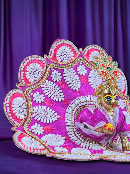 rajvanshi aura lavender laddu bal gopal kanha thakur ji dress poshak 