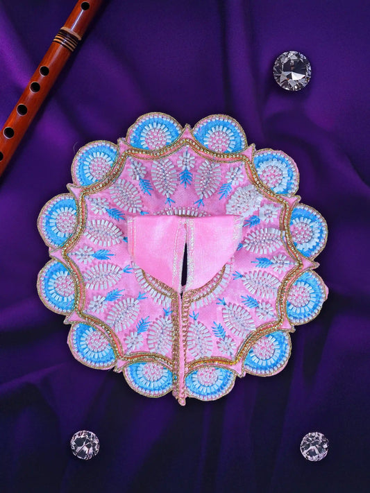 rajvanshi aura peach laddu bal gopal kanha thakur ji dress poshak 