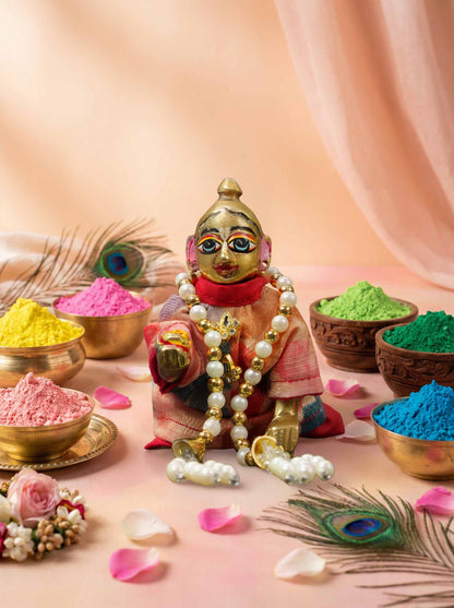 rangotsav leela braj holi dhoti kurta Diwali Janmashtami dress ladoo dresses laddu gopal dress thakurji kanha ji bal om poshak mathura online best mandir wholesaler manufacturer