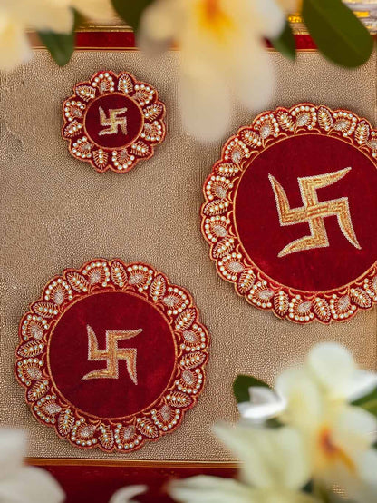 round swastik aasan winter dress ladoo dresses laddu gopal dress thakurji kanha ji bal om poshak mathura online best