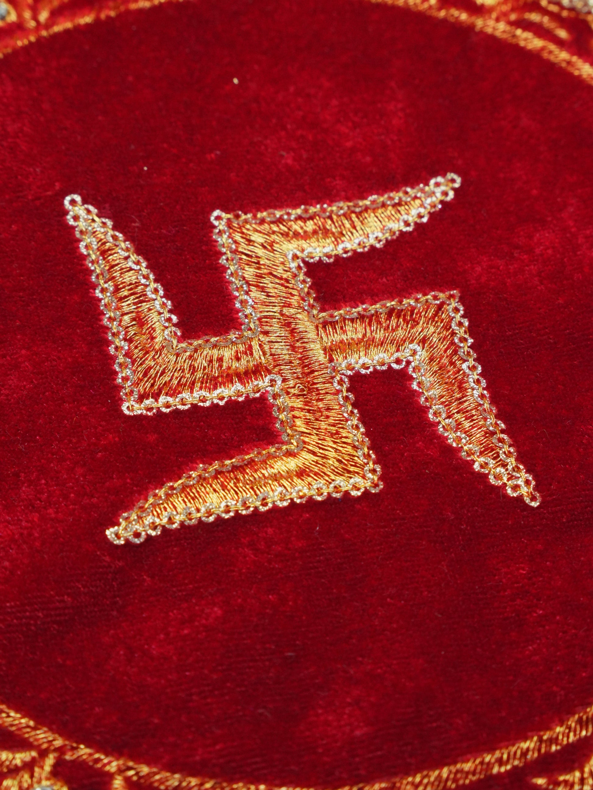 round swastik aasan winter dress ladoo dresses laddu gopal dress thakurji kanha ji bal om poshak mathura online best