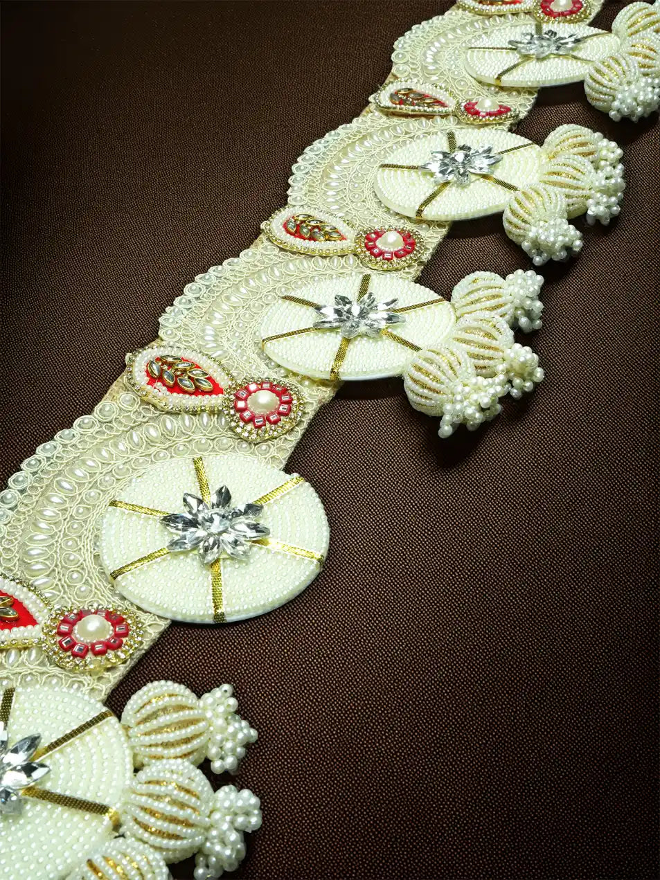 samriddhi toran Bandanwal Bandhanwar Toranwar diwali dress ladoo dresses laddu gopal dress thakurji kanha ji bal om poshak mathura online best mandir decoration home 40 inch