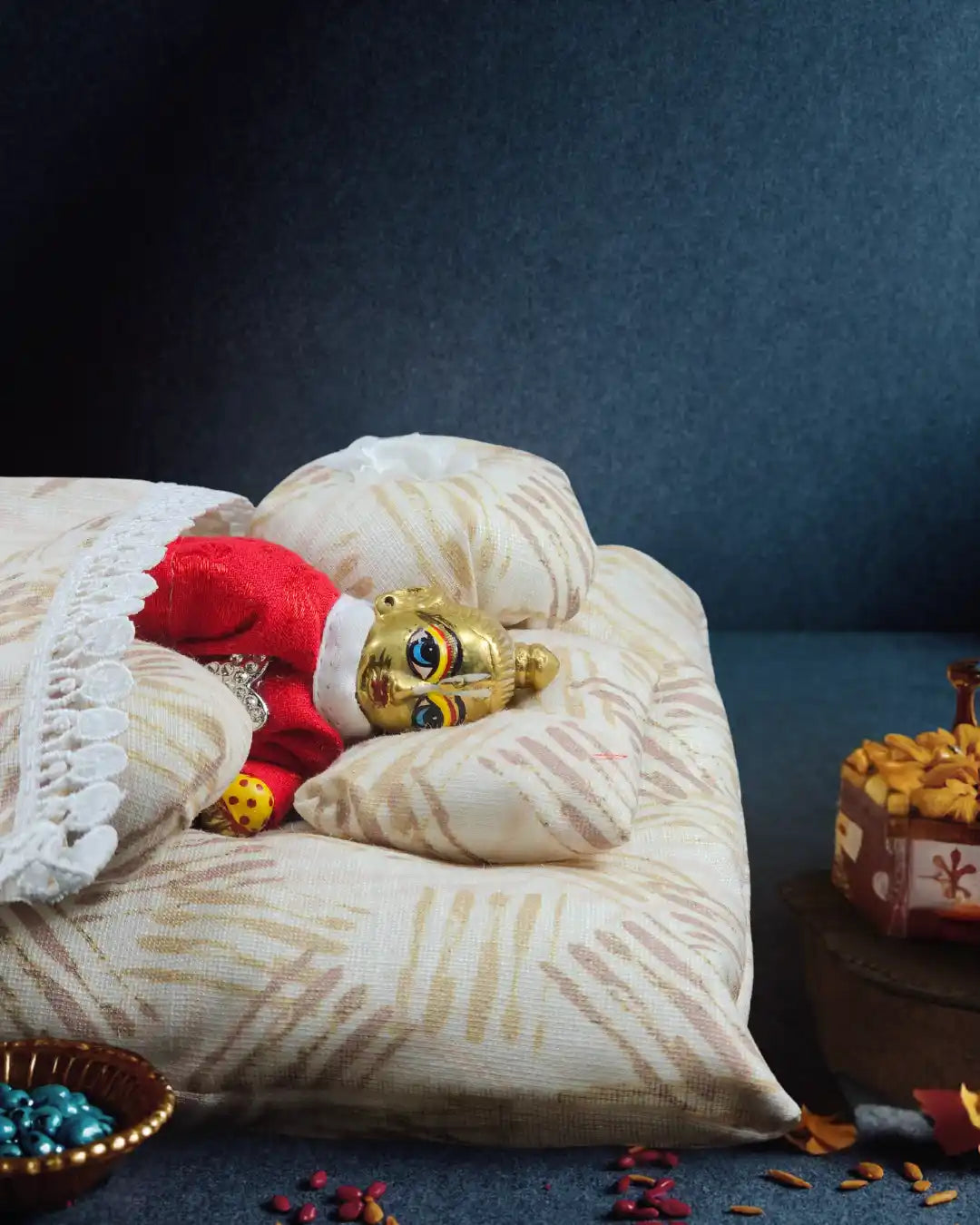 shanti cotton bistar set dress ladoo dresses laddu gopal thakurji kanha ji bal om poshak mathura online best