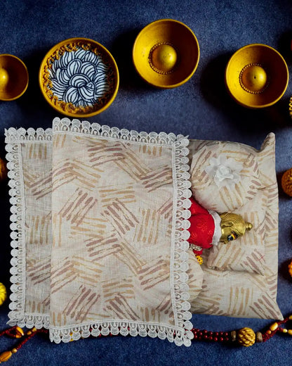 shanti cotton bistar set dress ladoo dresses laddu gopal thakurji kanha ji bal om poshak mathura online best