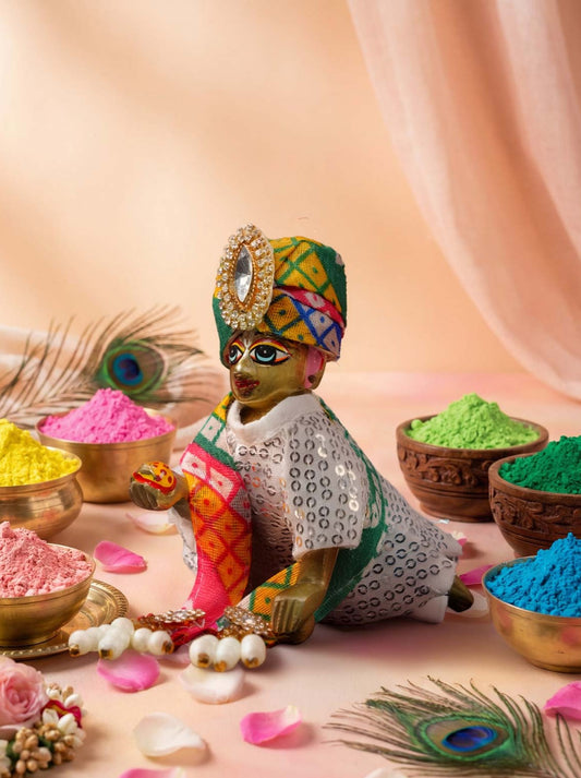 shri braj holi kurta pajama Diwali Janmashtami dress ladoo dresses laddu gopal dress thakurji kanha ji bal om poshak mathura online best mandir wholesaler manufacturer