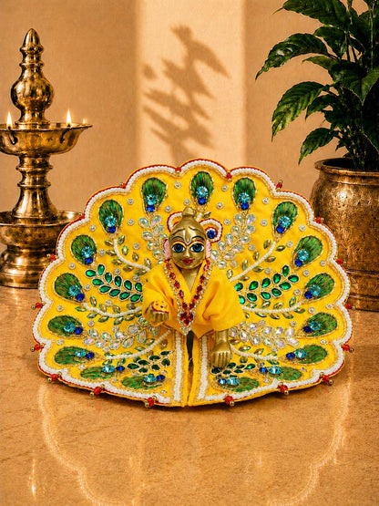 sragvika mala r best Laddu Gopal Dresses Online in India Winter Dress for Poshak Thakurji Kanha Ji Accessories Dhoti Kurta Set Pajama Aasan Janmashtami Special Summer Shringar Fancy Jacket Premium Festival Bistar Combo om poshak kanha thakurji bal lala lalla ladoo