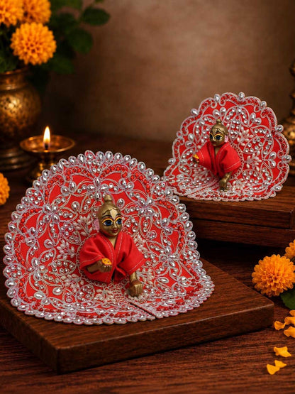 suhasini fancy r Laddu Gopal Dresses Online in India Winter Dress for Poshak Thakurji Kanha Ji Accessories Dhoti Kurta Set Pajama Aasan Janmashtami Special Summer Shringar Fancy Jacket Premium Festival Bistar Combo om poshak kanha thakurji bal lala lalla ladoo