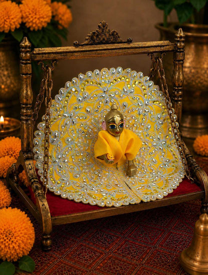 suhasini fancy y Laddu Gopal Dresses Online in India Winter Dress for Poshak Thakurji Kanha Ji Accessories Dhoti Kurta Set Pajama Aasan Janmashtami Special Summer Shringar Fancy Jacket Premium Festival Bistar Combo om poshak kanha thakurji bal lala lalla ladoo