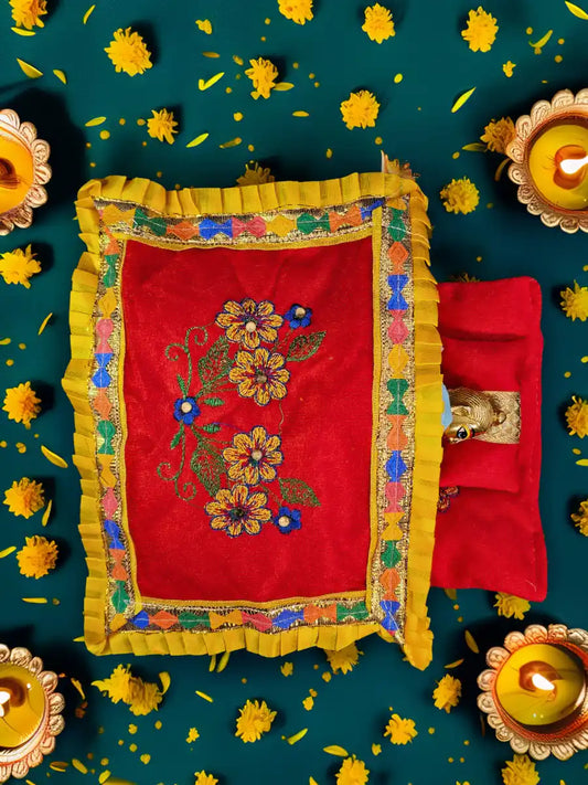 sukh r gadda bed bistar set razai for laddu gopal thakurji kanha ji bal om poshak mathura online best 