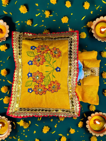 sukh y gadda bed bistar set razai for laddu gopal thakurji kanha ji bal om poshak mathura online best 