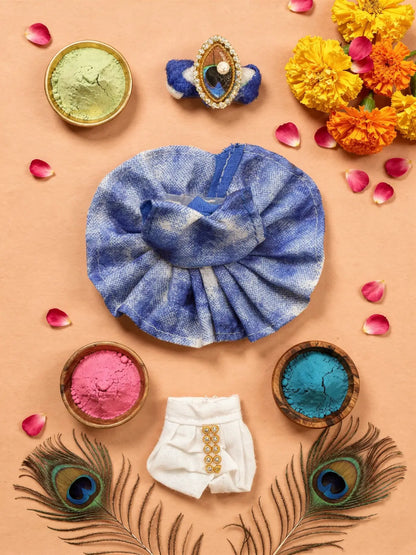 sundar braj holi dhoti kurta Diwali Janmashtami dress ladoo dresses laddu gopal dress thakurji kanha ji bal om poshak mathura online best mandir wholesaler manufacturer