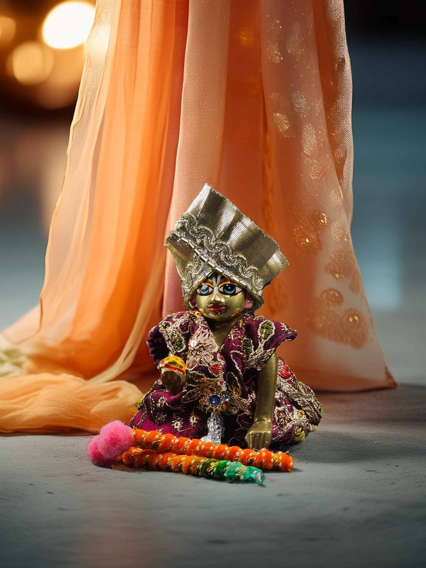 Navratri Garba Grace Jacket Dress For Thakurji