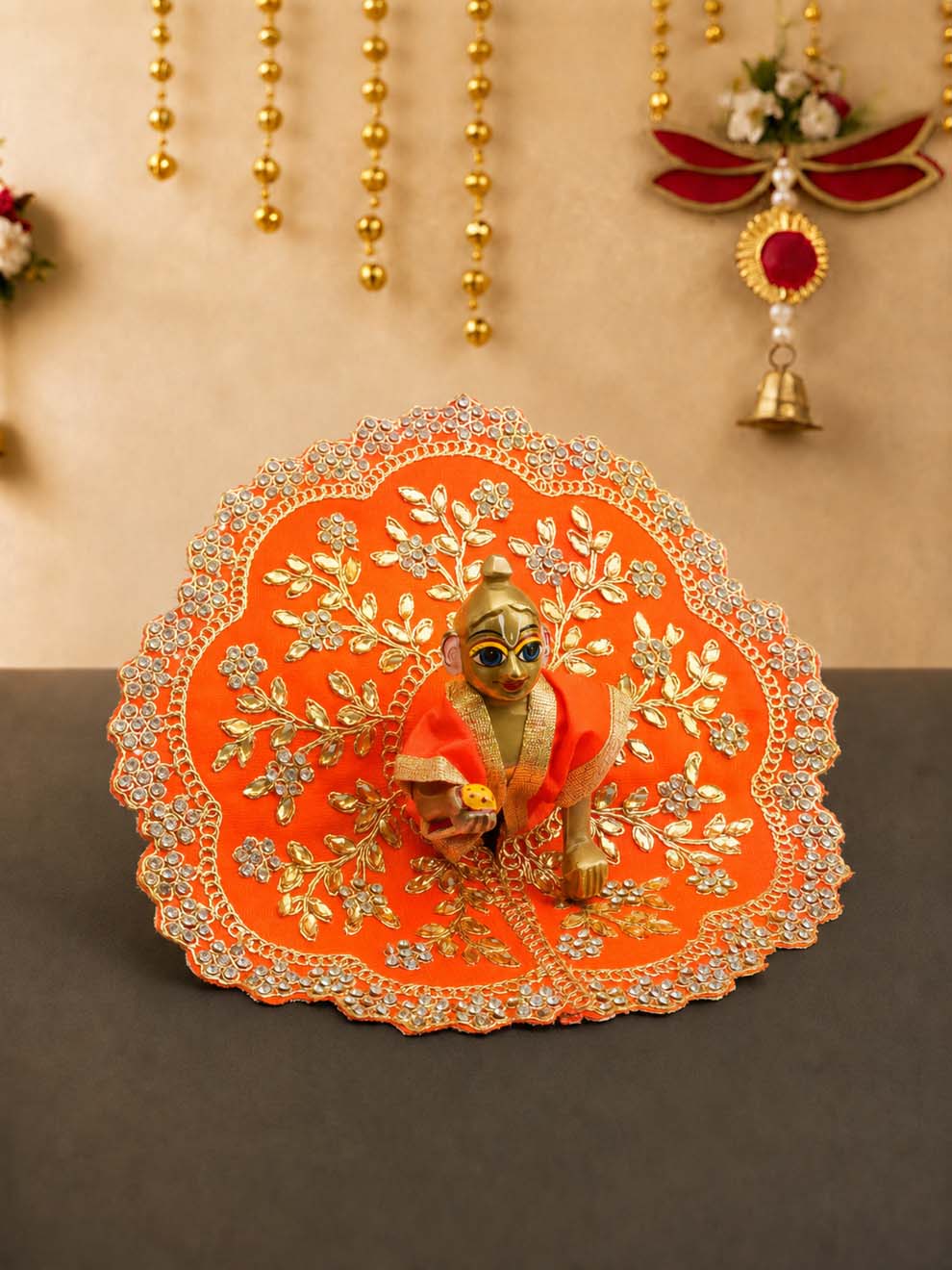 vallari fancy o Laddu Gopal Dresses Online in India Winter Dress for Poshak Thakurji Kanha Ji Accessories Dhoti Kurta Set Pajama Aasan Janmashtami Special Summer Shringar Fancy Jacket Premium Festival Bistar Combo om poshak kanha thakurji bal lala lalla ladoo
