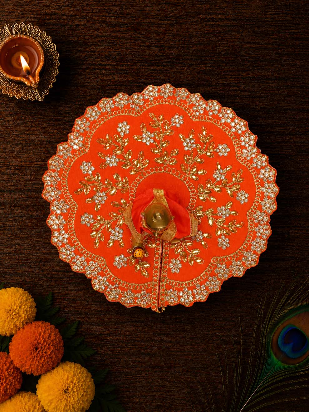 vallari fancy o Laddu Gopal Dresses Online in India Winter Dress for Poshak Thakurji Kanha Ji Accessories Dhoti Kurta Set Pajama Aasan Janmashtami Special Summer Shringar Fancy Jacket Premium Festival Bistar Combo om poshak kanha thakurji bal lala lalla ladoo